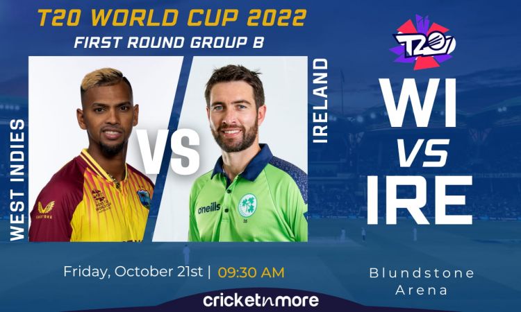 Cricket Image for West Indies vs Ireland, T20 World Cup, Round 1 - Cricket Match Prediction