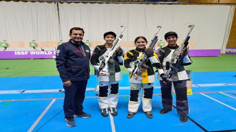 World Championship Rifle/Pistol: Indian juniors win four gold medals in a day
