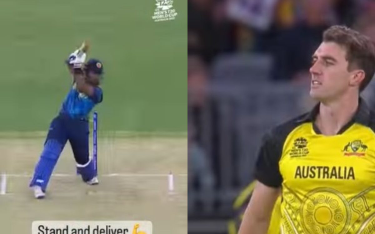 Cricket Image for VIDEO : असलंका का ये छक्का नहीं देखा तो क्या देखा, पैट कमिंस के भी उड़ गए होश