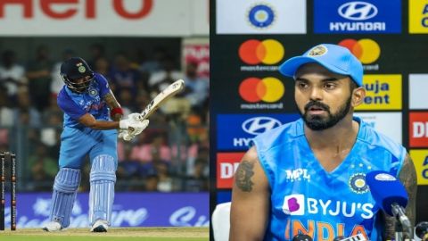 Cricket Image for 'Feels Nice When The Flick Off The Wrists Shot Comes Off In A Match; Says KL Rahul