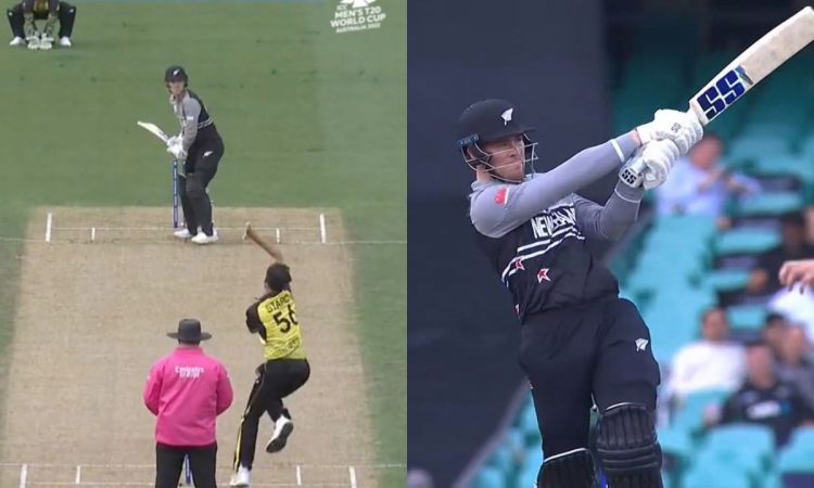 Cricket Image for VIDEO : फिन एलेन ने उड़ाई स्टार्क की बूंदियां, पहले ही ओवर में मचा दी तबाही