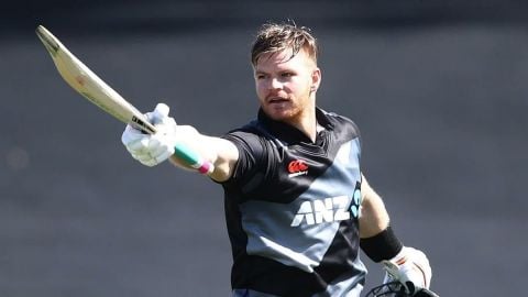 NZ vs BAN : Glenn Phillips' blistering half-century helps New Zealand to a big total !