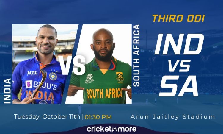 India vs South Africa, 3rd ODI - Cricket Match Prediction, Where To Watch, Probable XI And Fantasy X