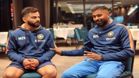 Cricket Image for T20 World Cup, IND vs PAK: Hardik Pandya Praises Flamboyant Virat Kohli After A Wi