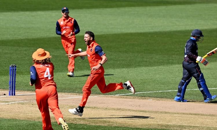 Cricket Image for Netherlands Strengthen Their Qualification Chances With A Close Win Against Namibi