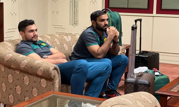 Cricket Image for Babar Azam Led Pak Team Flies To New Zealand For Tri-Series Ahead Of T20 World Cup