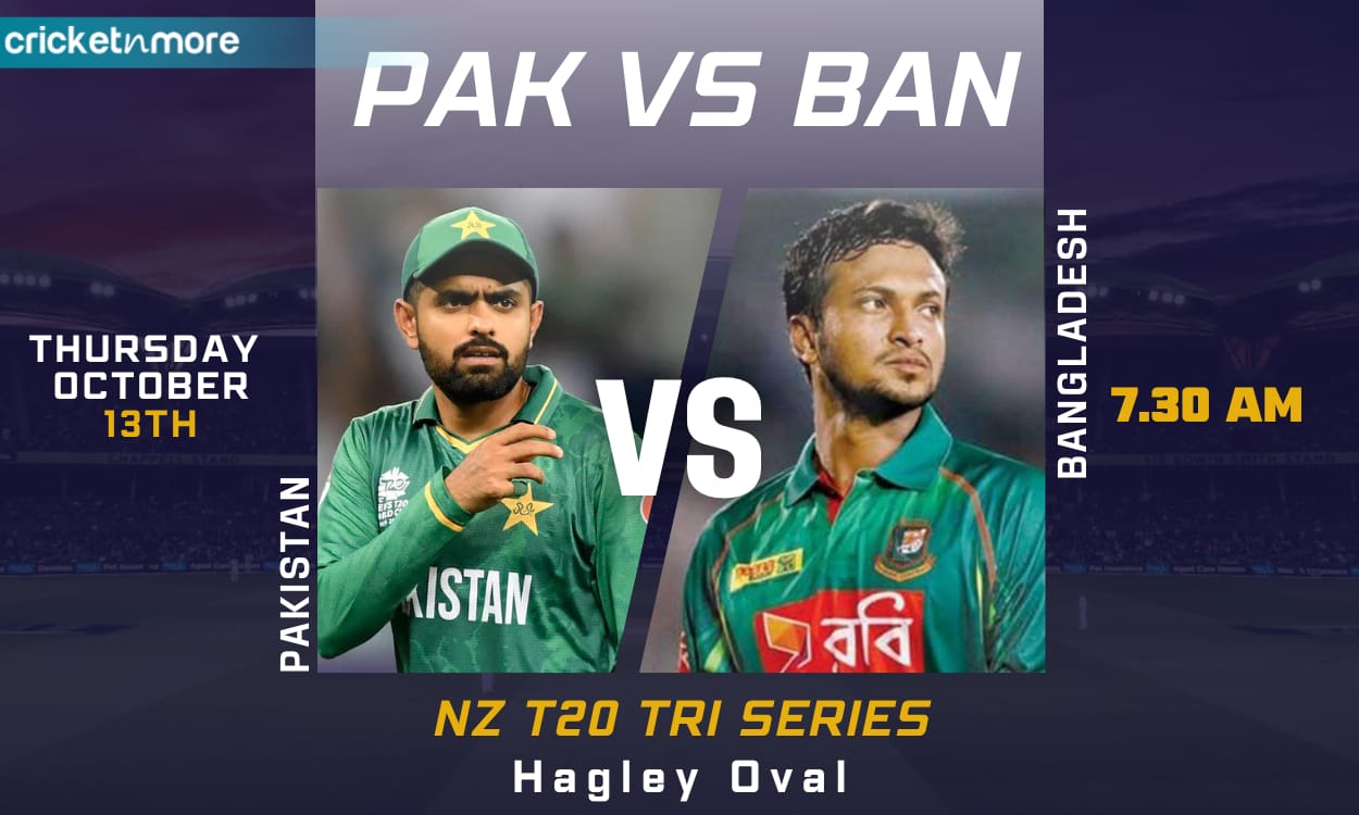 Pakistan vs Bangladesh, TriNation Series, 6th T20I Cricket Match