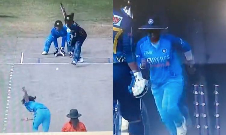 Cricket Image for VIDEO : रेणुका सिंह ने उगली आग, हवा में लहराई गेंद और उड़ गई गिल्लियां