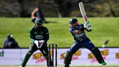 Cricket Image for Rizwan's Unbeaten Half-Century, Wasim Jr.'s 3-Fer Takes Pakistan To 21-Run Win Aga