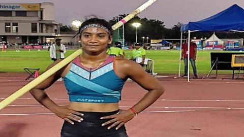 National Open Athletics: Rosy Meena Paulraj sets national record in pole vault