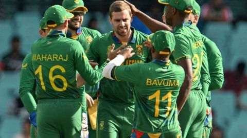 Cricket Image for T20 WC: Rossouw's Ton And Nortje's Four-Wicket-Haul Helps South Africa Hammer Bang