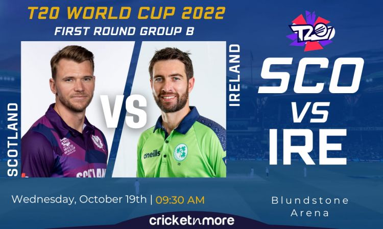 Cricket Image for Scotland vs Ireland, T20 World Cup, Round 1 - Cricket Match Prediction, Where To W