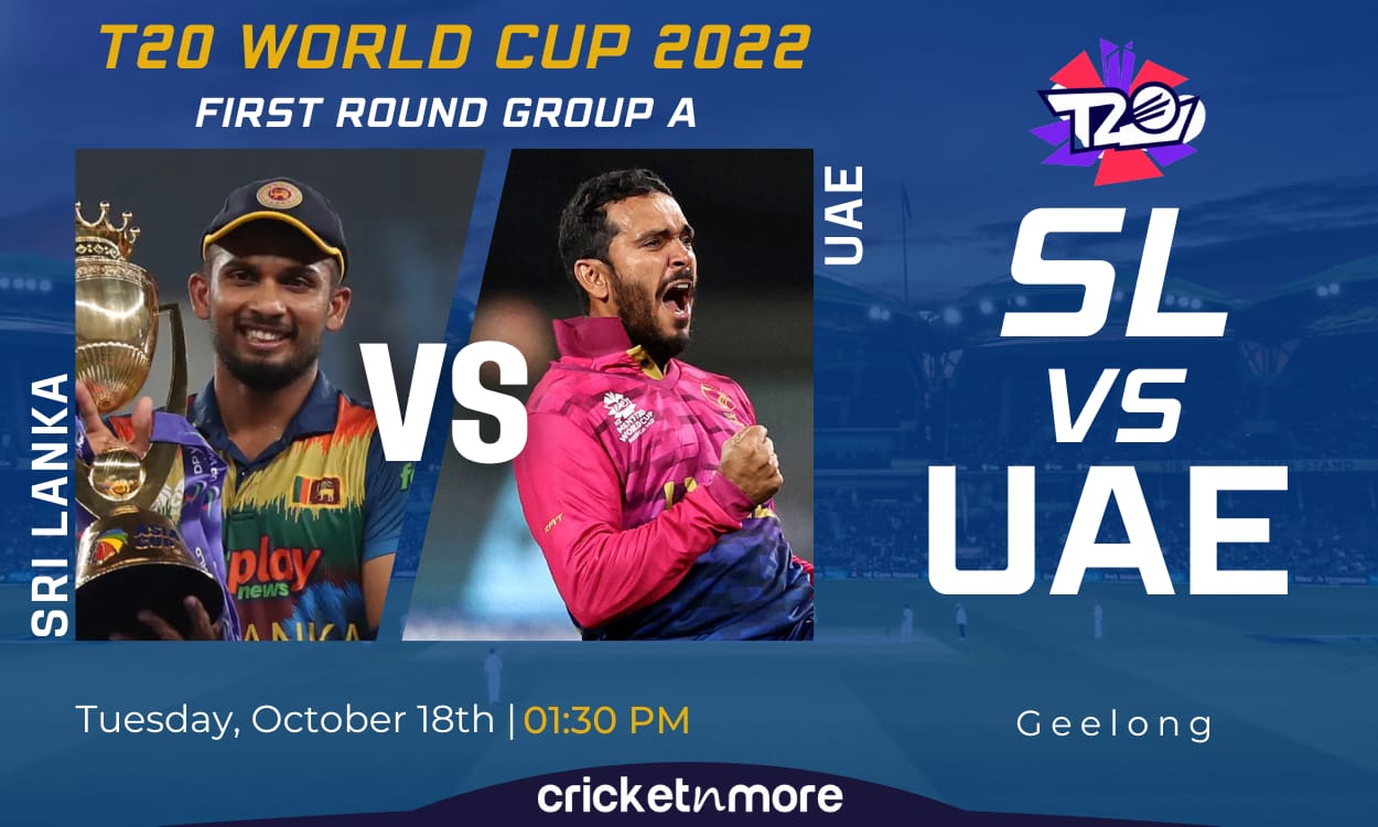 Sri Lanka Vs Uae T20 World Cup Round 1 Cricket Match Prediction Where To Watch Probable 11 5428