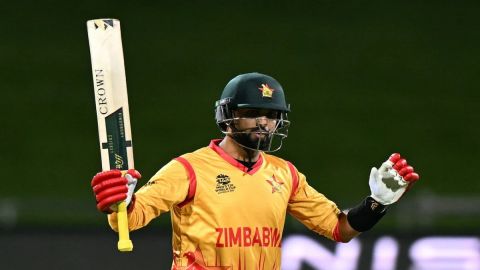 Cricket Image for T20 World Cup 2022: Sikandar Raza Powers Zimbabwe To 174/7 Against Ireland