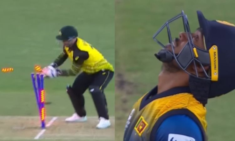 Cricket Image for रन आउट होकर दुख में डूबे पथुम निसांका, वायरल हुआ रिएक्शन; देखें VIDEO