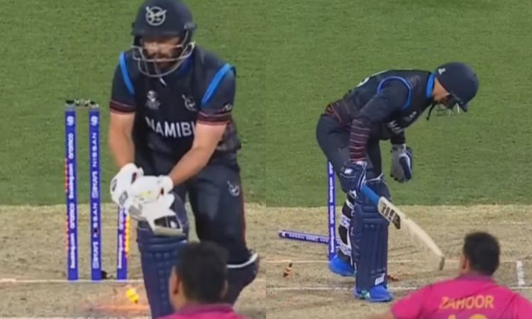 Cricket Image for 'कहां से निकल गई गेंद', जहूर की यॉर्कर से बल्लेबाज़ हुआ हैरान; देखें VIDEO
