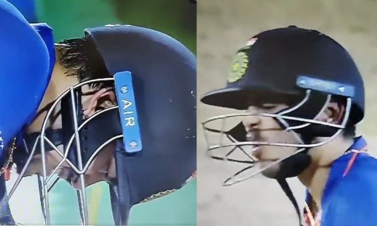 Cricket Image for छोटे से ईशान को बुरी तरह से लगी गेंद, दर्द के मारे निकली चीख; देखें VIDEO