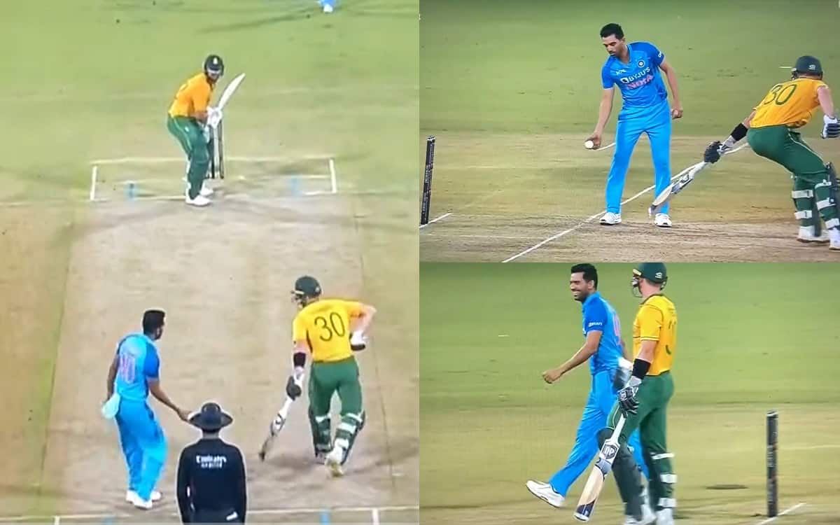 Cricket Image for दीपक ने नहीं किया मांकडिंग, बल्लेबाज़ की धड़कने बढ़ाकर दिया छोड़; देखें VIDEO