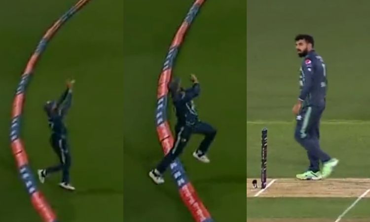 Cricket Image for 'ये क्या कर दिया हारिस रऊफ', फील्डिंग देखकर टूटा शादाब खान का दिल; देखें VIDEO
