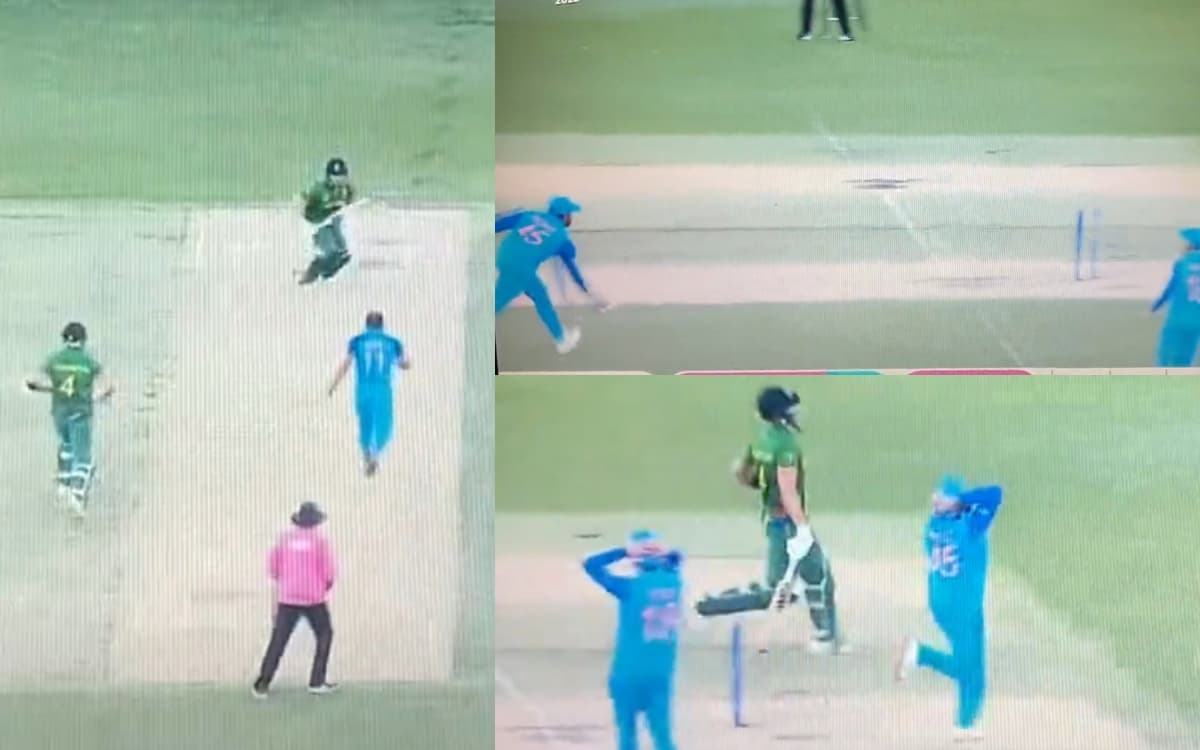 Cricket Image for VIDEO: बॉल लेकर बच्चो की तरह भागे रोहित शर्मा, फिर भी नहीं लगा डायरेक्ट हिट; खुद स