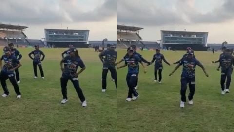 Sri Lanka Women's Team Celebrates Semi Final Win Over Pakistan In Style 