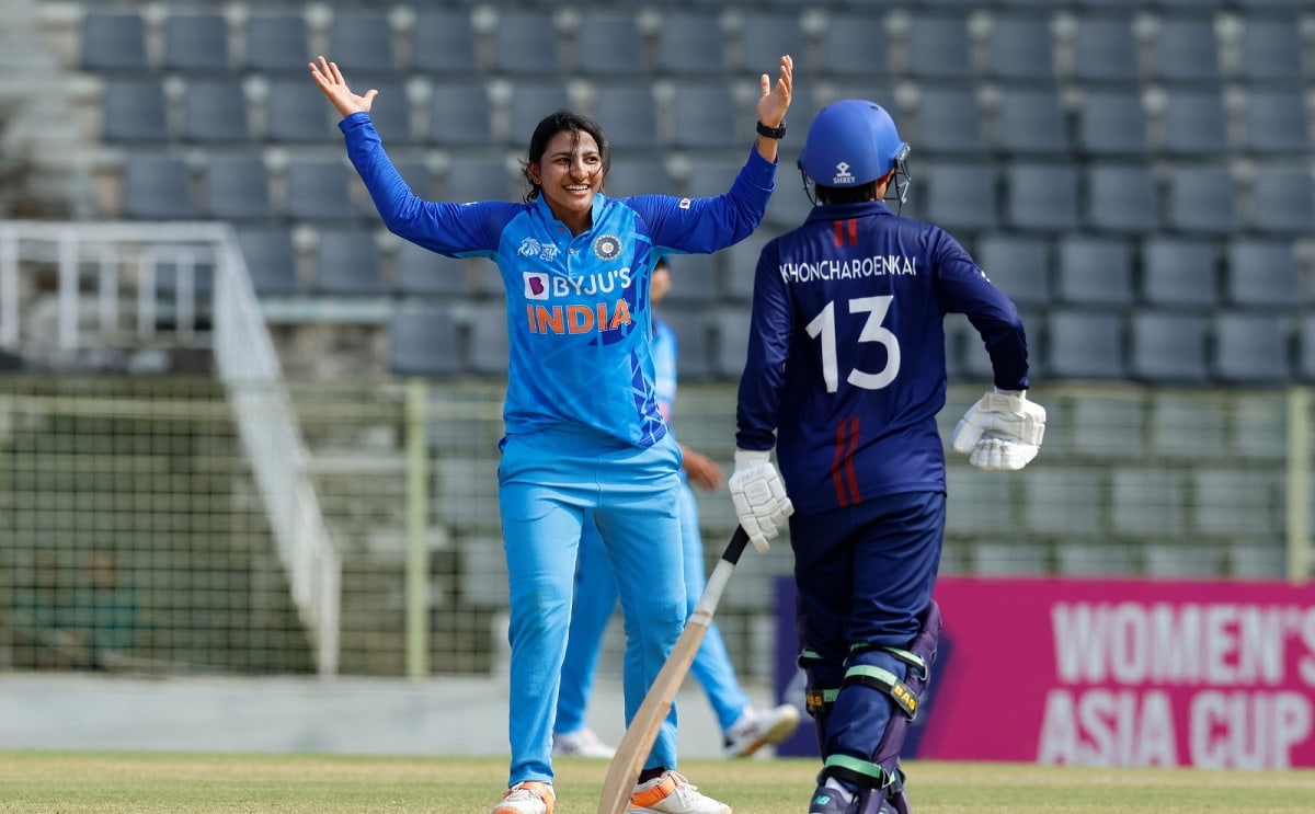 Women's Asia Cup: Spinners Shine As India Thrash Thailand By 9 Wickets ...