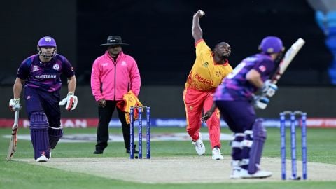 T20 World Cup 2022: Zimbabwe restricted Scotland by 132 runs