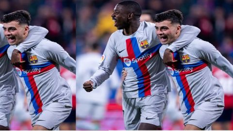 10-man Barca beat Osasuna to ensure La Liga leadership during World Cup