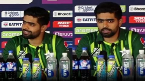 Cricket Image for Babar Azam Responds To Qudrat Ka Nizaam Question