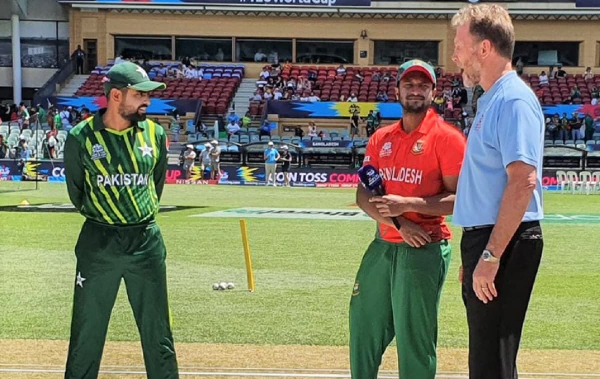 T20 World Cup 2022 Super 12 Bangladesh opt to bat first against Pakistan