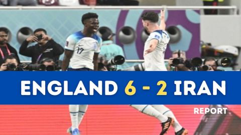 England beat Iran