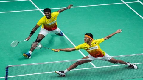 Hylo Open badminton: Satwik-Chirag advance to pre-quarters, Saina bows out