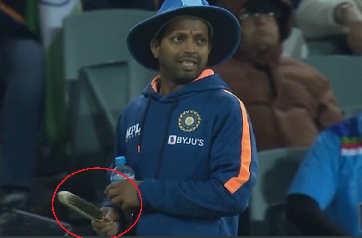 Cricket Image for Ind Vs Ban Raghu Cleans Shoes Of Indian Players To Prevent Them From Slipping