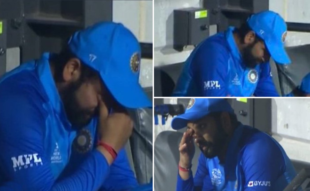 Cricket Image for India Vs England Rohit Sharma Reaction After Team India Out Of T20 World Cup 2022