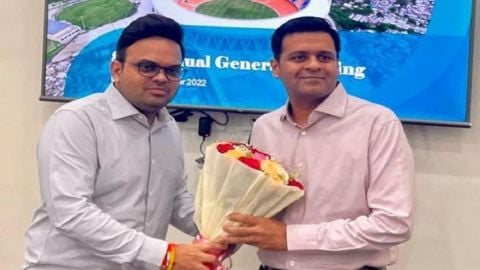 Dhanraj Nathwani unanimously elected as president of Gujarat Cricket Association.(photo:twitter)