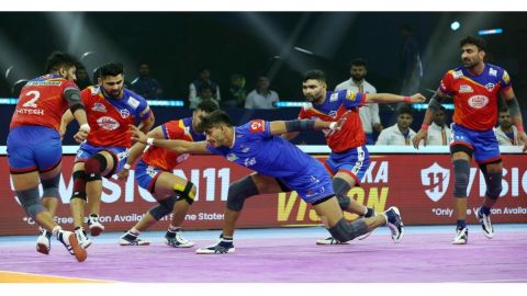 PKL 9: Haryana Steelers and U.P. Yoddhas play out thrilling contest to tie 36-36