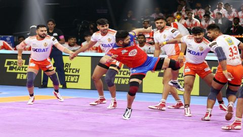 PKL 9: Pardeep Narwal gets his 1500th raid point as U.P. Yoddhas eke out narrow win