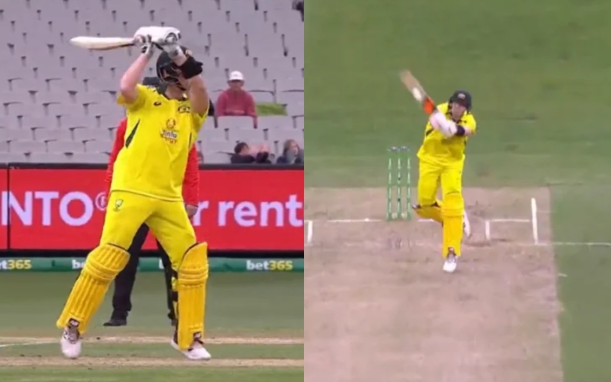 Cricket Image for Steve Smith Plays Bizarre Shot Watch Video