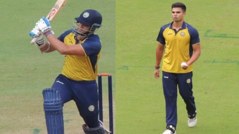 Cricket Image for Vijay Hazare Trophy Superb Performance By Arjun Tendulkar