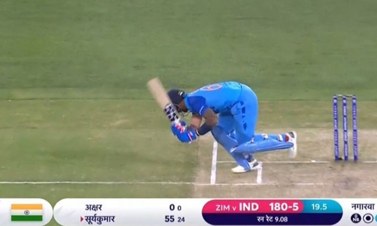 Cricket Image for Ind Vs Zim Suryakumar Yadav Hitting Off Side Wide Balls To Fine Leg For Six