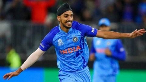 Adelaide:Indian Cricketer Arshdeep Singh during practice session ahead of T20 World Cup semi final c