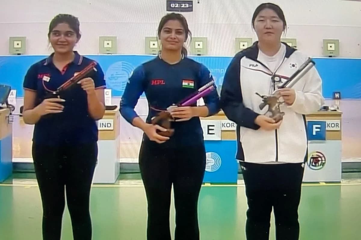 Asian Airgun Championship: India continues pistol golden run with four more medals
