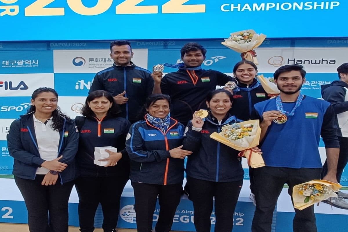 Asian Airgun Championship: India dominate Air Rifle Mixed team events