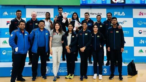 Asian Airgun Championship: India finish with 25 gold medals after double top-podiums on final day