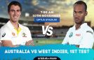 Cricket Image for Australia vs West Indies – AUS vs WI 1st Test, Cricket Match Prediction, Where To 
