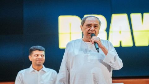Bhubaneswar:Odisha Chief Minister Naveen Patnaik at the 