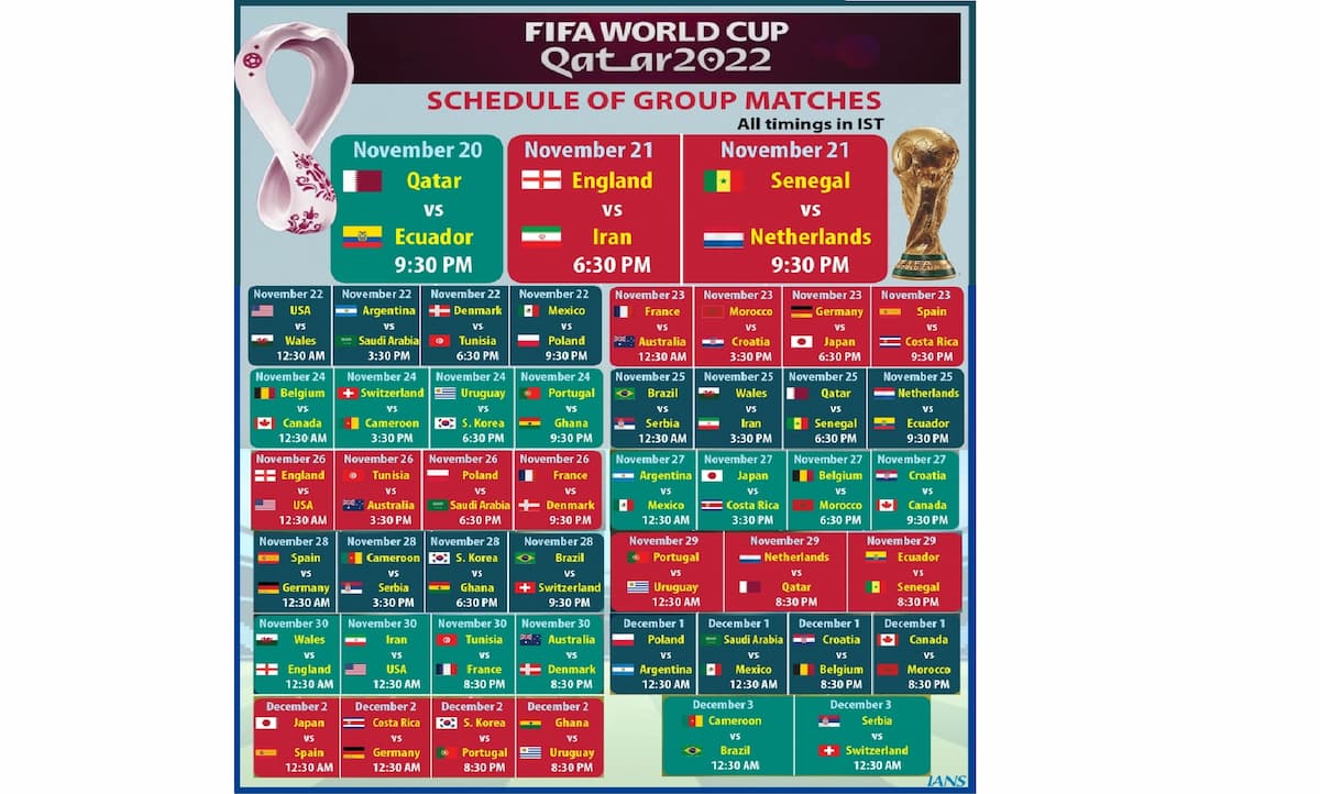 FIFA SCHEDULE Brazil is a strong contender to win the World Cup