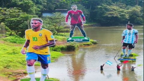 FIFA World Cup 2022: Giant cutouts of Messi, Neymar, Ronaldo set up in Kerala