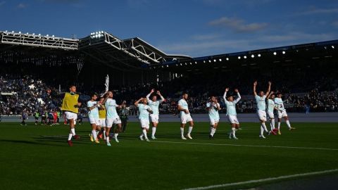 Serie A: Dzeko scores a double as Inter Milan get better of Atalanta before the break