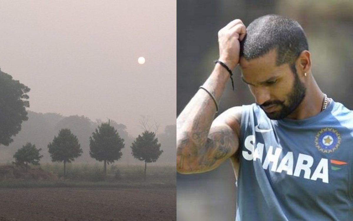 Cricket Image for शिखर धवन ने दिल्ली की हवा पर उठाए सवाल, फैन बोला- 'अपनी कौम को बोल पराली ना जलाएं'